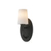 Maxim Durham 1-Light Sconce Model: 12691WTBK