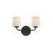 Maxim Durham 2-Light Sconce Model: 12692WTBK