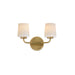 Maxim Durham 2-Light Sconce Model: 12692WTNAB