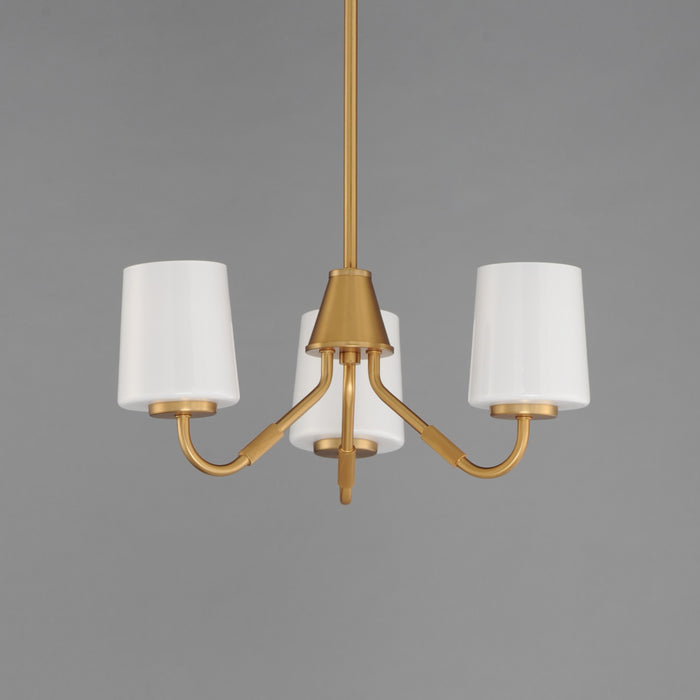 Maxim Durham 3-Light Chandelier Model: 12695WTNAB