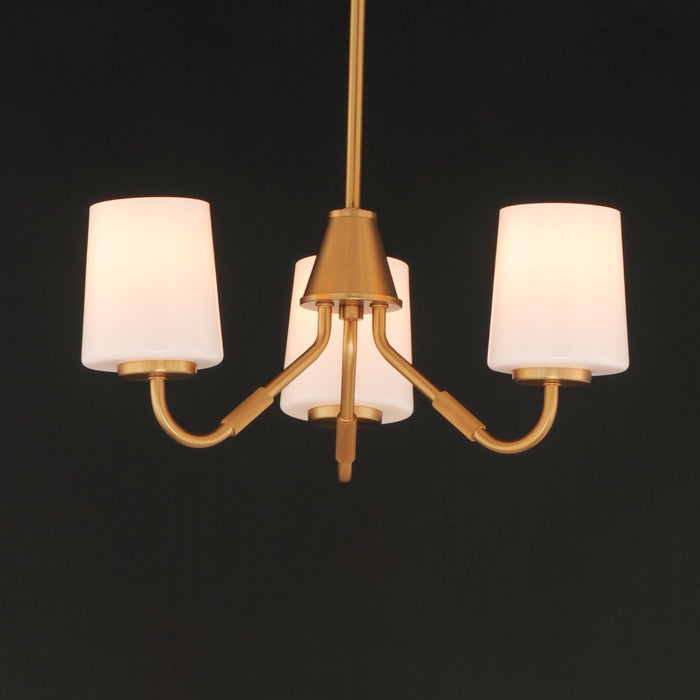 Maxim Durham 3-Light Chandelier Model: 12695WTNAB