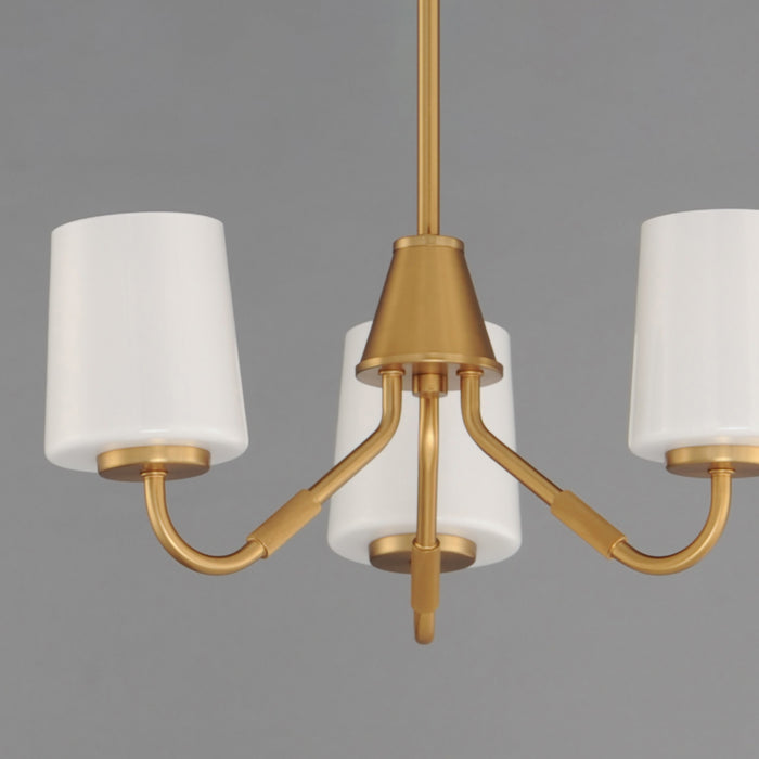 Maxim Durham 3-Light Chandelier Model: 12695WTNAB