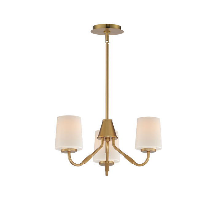 Maxim Durham 3-Light Chandelier Model: 12695WTNAB