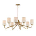 Maxim Durham 8-Light Chandelier Model: 12698WTNAB