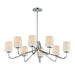 Maxim Durham 8-Light Chandelier Model: 12698WTPC