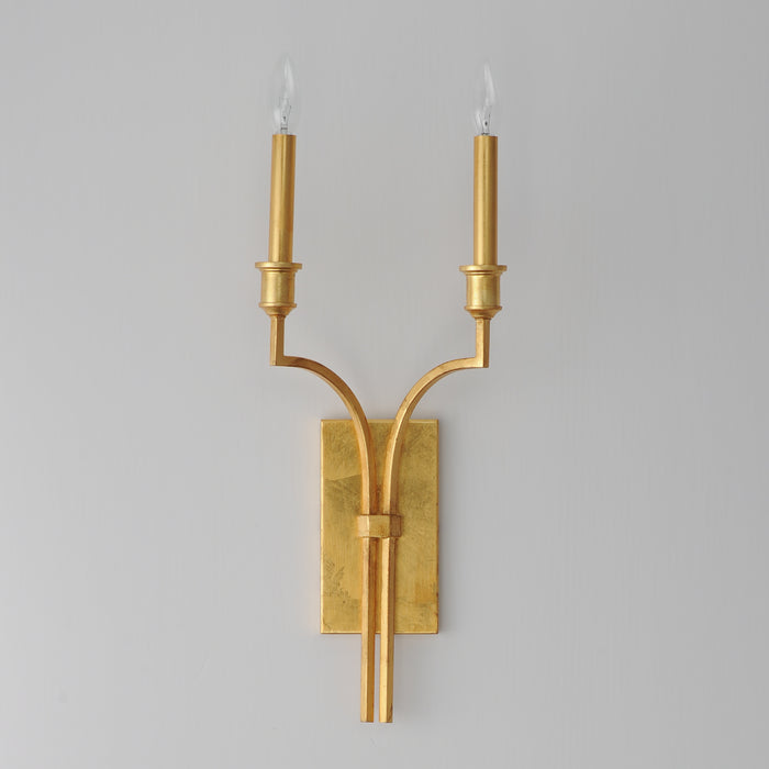 Maxim Normandy 2-Light Sconce Model: 12782GL