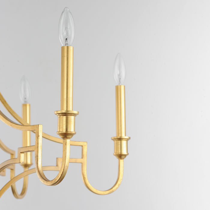 Maxim Normandy 6-Light Chandelier Model: 12786GL