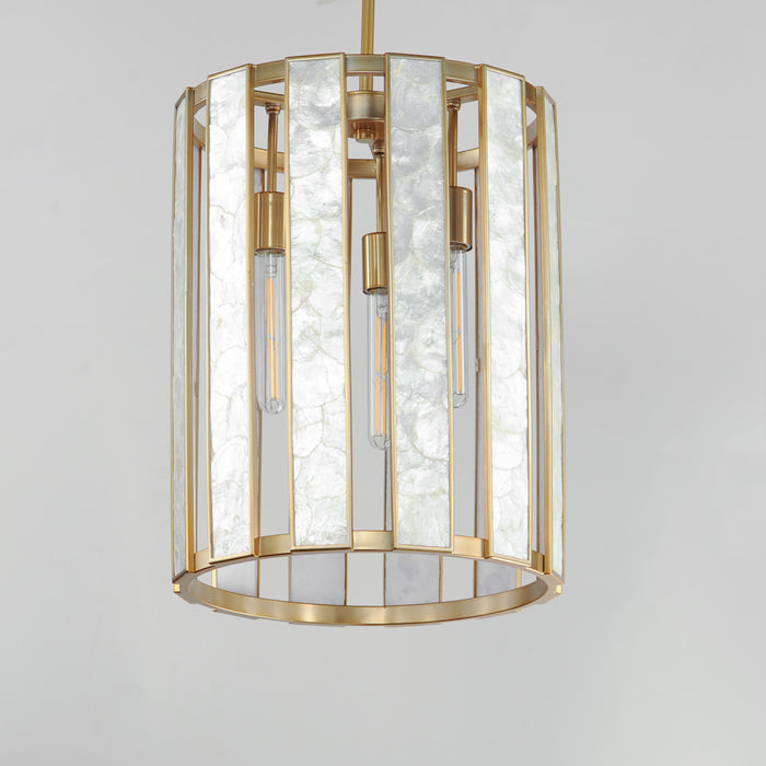 Maxim Miramar 3-Light Foyer Pendant Model: 12802CZNAB