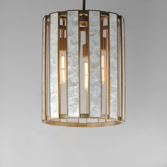 Maxim Miramar 3-Light Foyer Pendant Model: 12802CZNAB