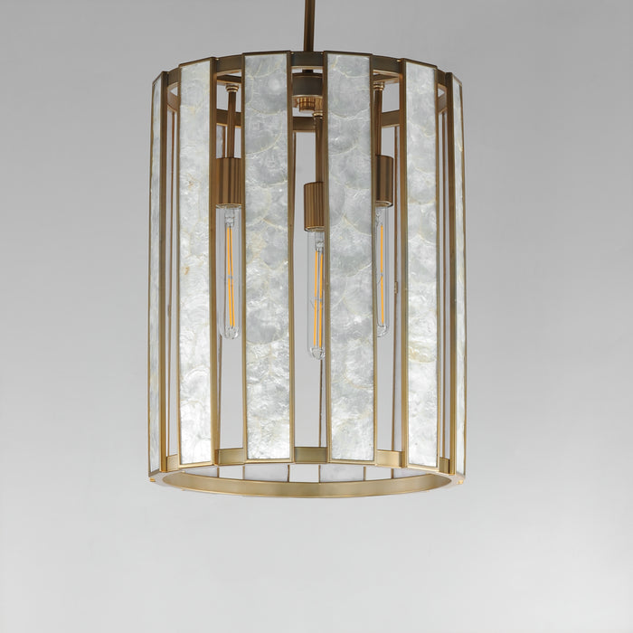 Maxim Miramar 3-Light Foyer Pendant Model: 12802CZNAB