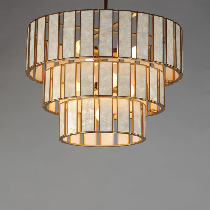 Maxim Miramar 7-Light Chandelier Model: 12808CZNAB