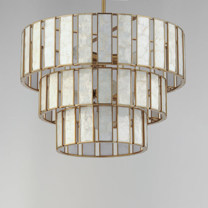 Maxim Miramar 7-Light Chandelier Model: 12808CZNAB