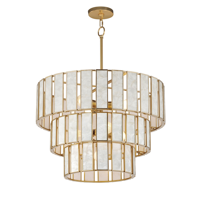 Maxim Miramar 7-Light Chandelier Model: 12808CZNAB