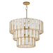 Maxim Miramar 7-Light Chandelier Model: 12808CZNAB