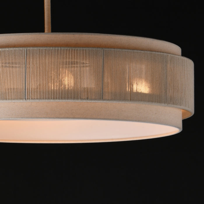 Maxim Seacliff 28 4-Light Pendant Model: 12814OFNAB