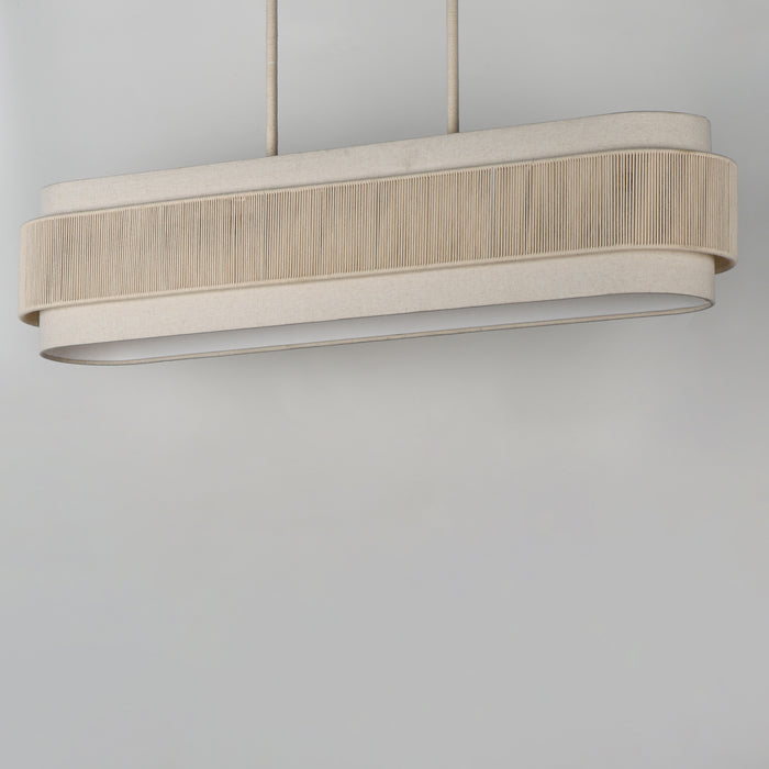 Maxim Seacliff 5-Light Linear Chandelier Model: 12815OFNAB