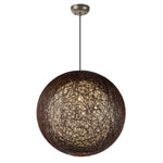 Maxim Bali 1-Light Pendant Model: 14407CHWT