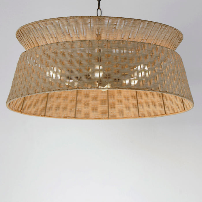 Maxim Tulum 6-Light Chandelier Model: 14416NADBZ