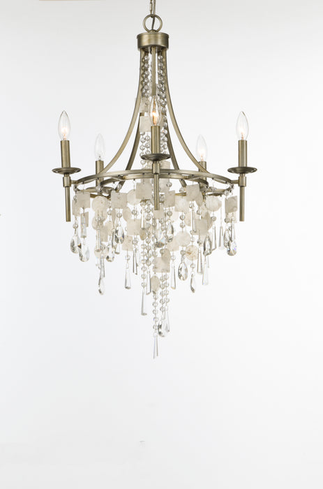 Maxim Cebu 5-Light Chandelier Model: 14425CZGS