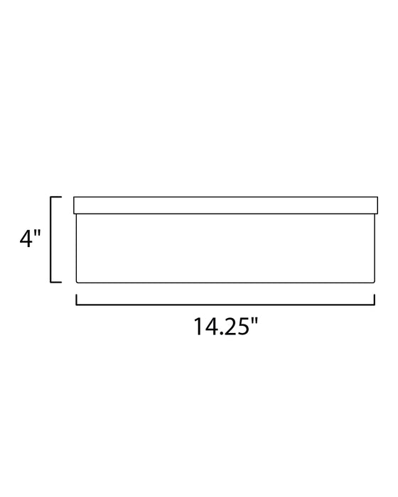 Maxim Franklin 2-Light Flush Mount Model: 14440DWBK