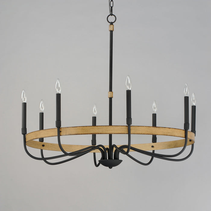 Maxim Franklin 8-Light Chandelier Model: 14448DWBK