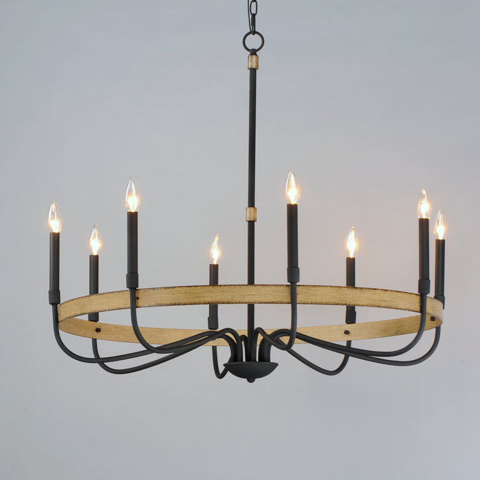 Maxim Franklin 8-Light Chandelier Model: 14448DWBK