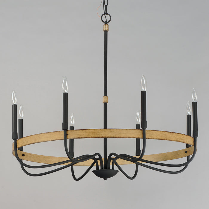 Maxim Franklin 8-Light Chandelier Model: 14448DWBK