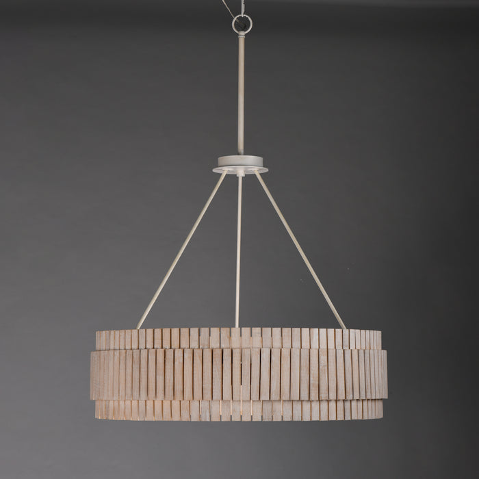 Maxim Satori 6-Light Chandelier Model: 14456WWTEC