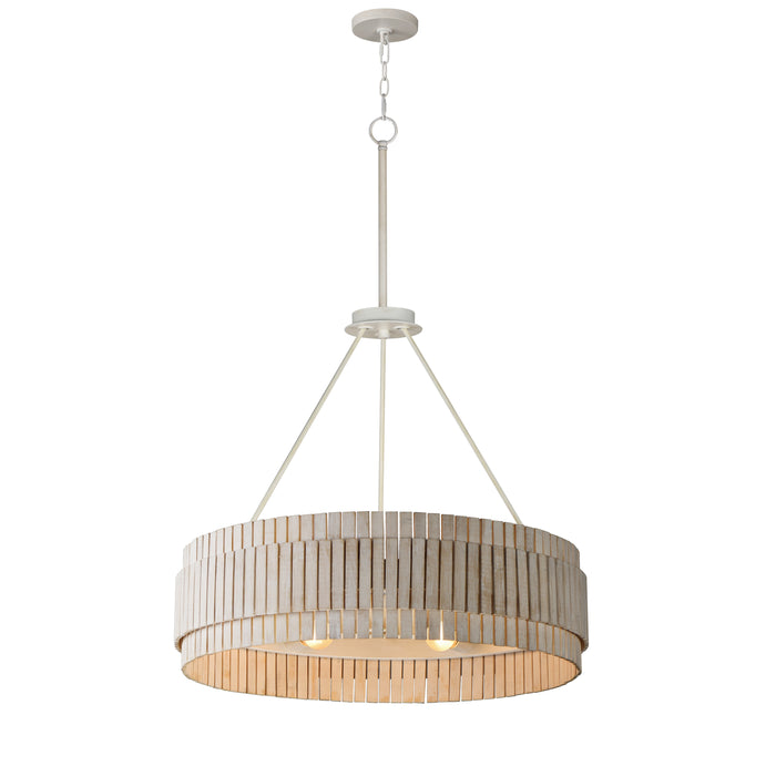 Maxim Satori 6-Light Chandelier Model: 14456WWTEC