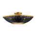 Maxim Rattan 20 Wall Sconce/Semi Flush Mount Model: 14460BRNAB