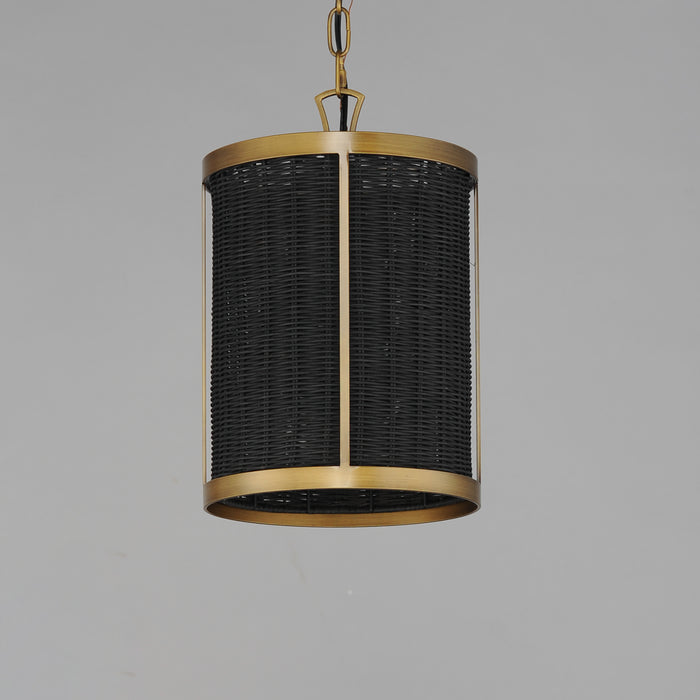 Maxim Rattan 1-Light Pendant Model: 14461BRNAB