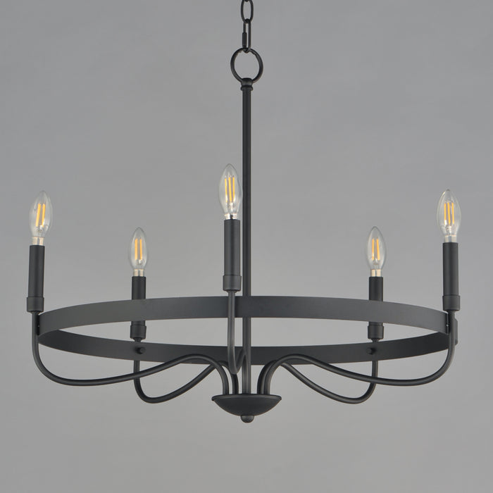 Maxim Frankie 5-Light Chandelier Model: 14495BK