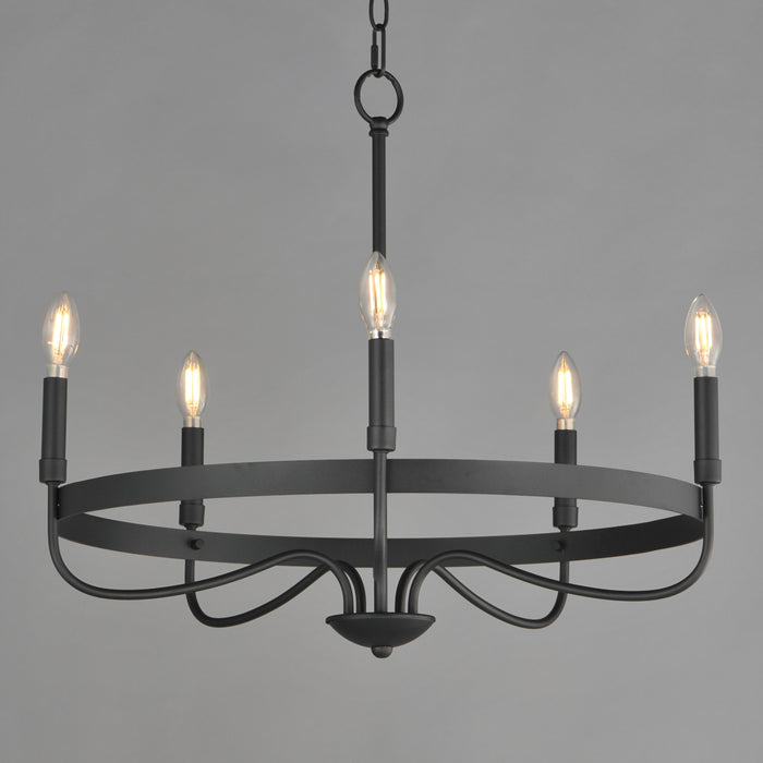 Maxim Frankie 5-Light Chandelier Model: 14495BK