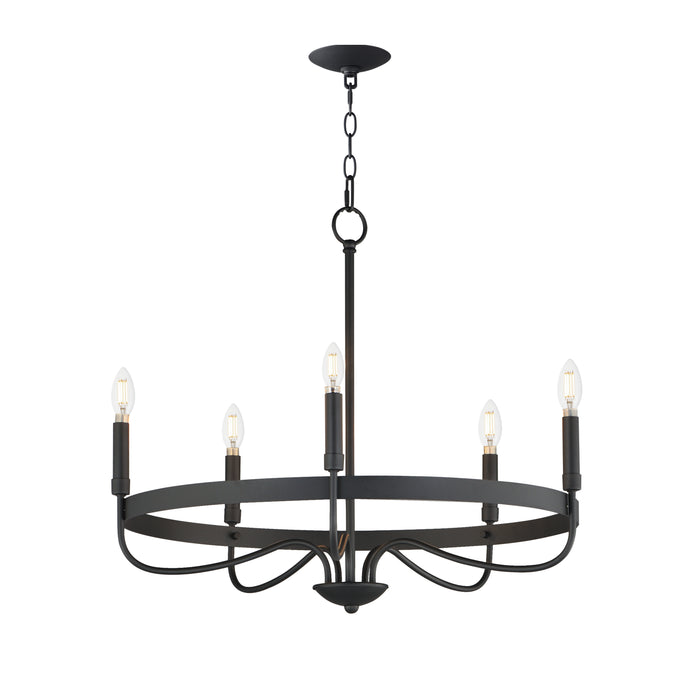 Maxim Frankie 5-Light Chandelier Model: 14495BK