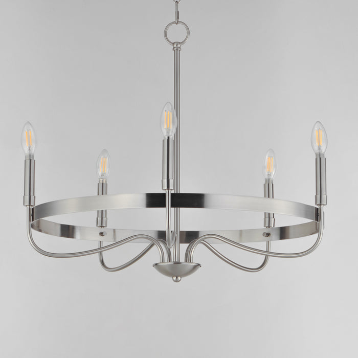 Maxim Frankie 5-Light Chandelier Model: 14495SN