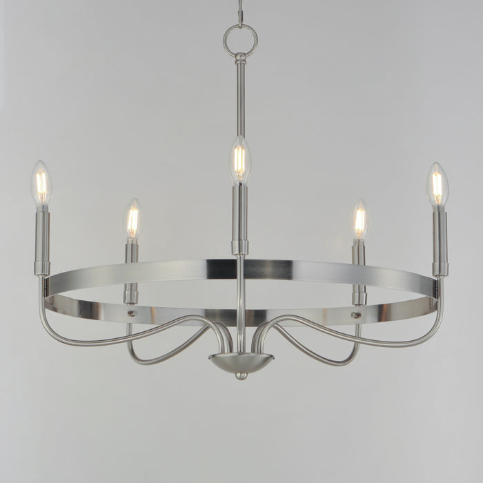 Maxim Frankie 5-Light Chandelier Model: 14495SN