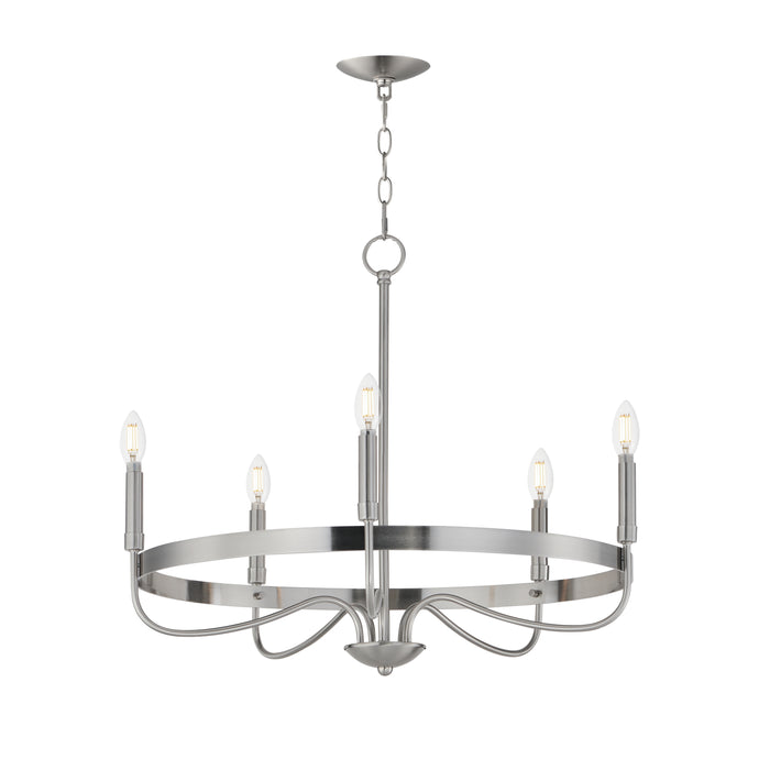 Maxim Frankie 5-Light Chandelier Model: 14495SN