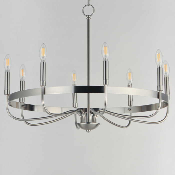 Maxim Frankie 8-Light Chandelier Model: 14498SN