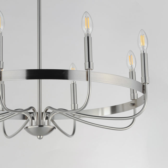 Maxim Frankie 8-Light Chandelier Model: 14498SN