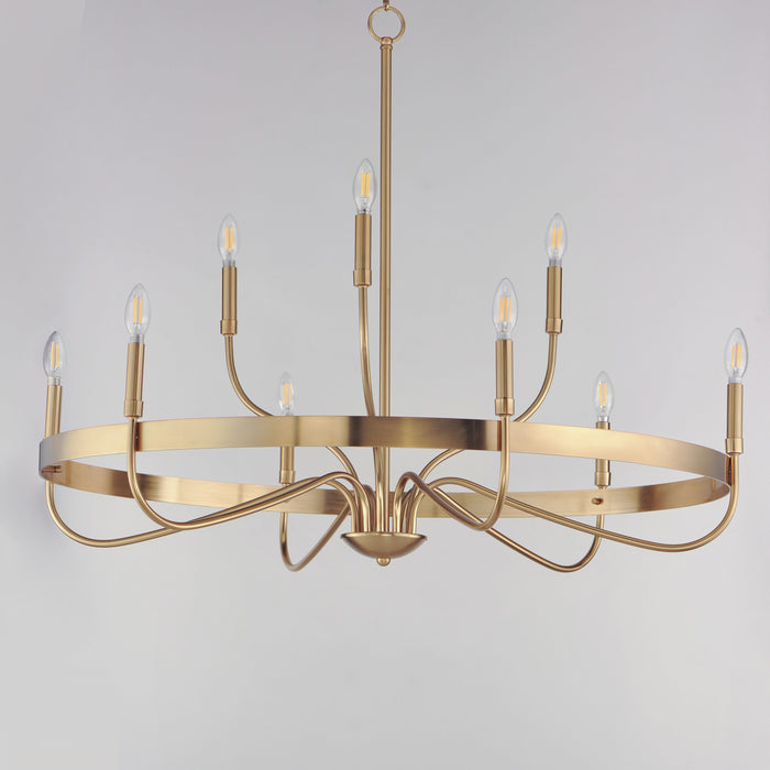 Maxim Frankie 9-Light Chandelier Model: 14499HR