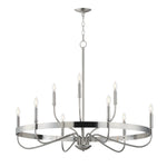 Maxim Frankie 9-Light Chandelier Model: 14499SN