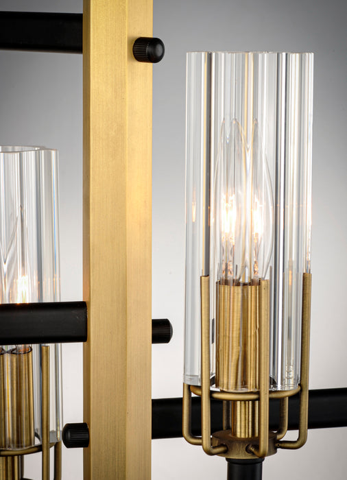 Maxim Flambeau 3-Light Chandelier Model: 16113CLBKAB