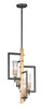 Maxim Flambeau 4-Light Chandelier Model: 16114CLBKAB