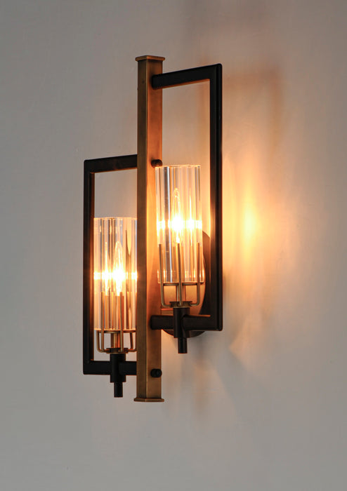 Maxim Flambeau 2-Light Wall Sconce Model: 16115CLBKAB