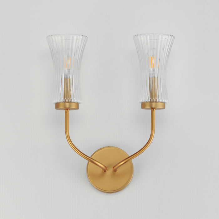 Maxim Camelot 2-Light Sconce Model: 16152CRNAB