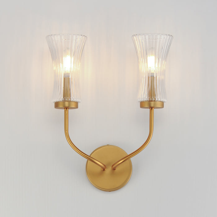 Maxim Camelot 2-Light Sconce Model: 16152CRNAB