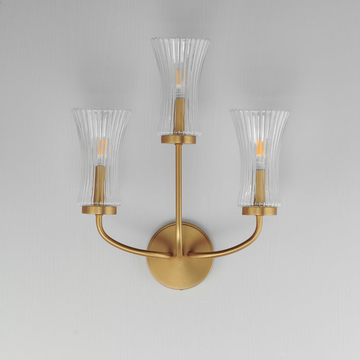 Maxim Camelot 3-Light Sconce Model: 16153CRNAB