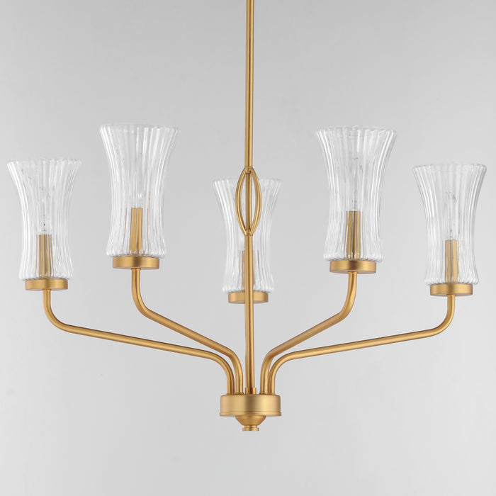 Maxim Camelot 5-Light Chandelier Model: 16155CRNAB