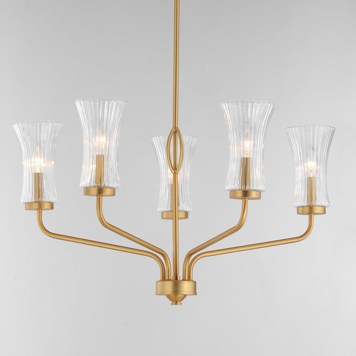 Maxim Camelot 5-Light Chandelier Model: 16155CRNAB