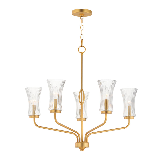 Maxim Camelot 5-Light Chandelier Model: 16155CRNAB